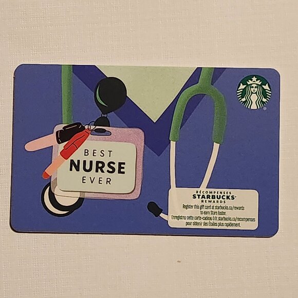 STARBUCKS NURSE THEME Gift Card Healthcare Provider Appreciation 2021 - Picture 1 of 2
